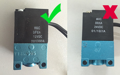 MAC電磁閥真假對(duì)比